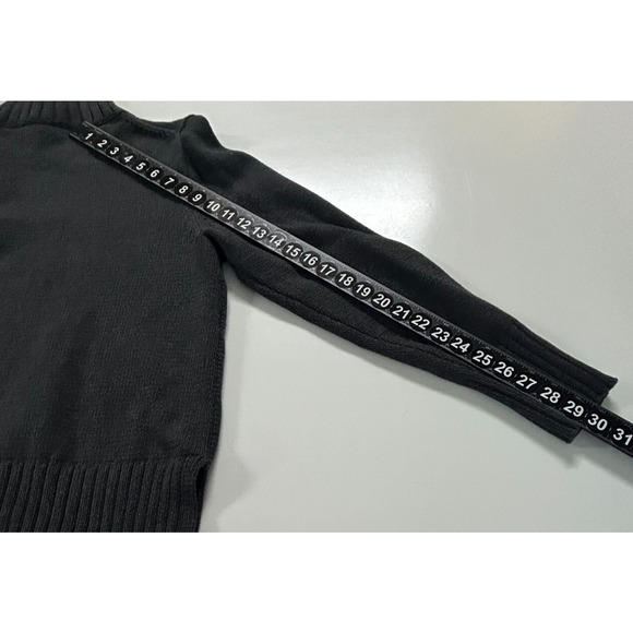 J Crew Sweater Womens XL Gray Ribbed Turtleneck Pullover Long Sleeve Career - Picture 7 of 10